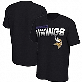 Minnesota Vikings Nike Sideline Line of Scrimmage Legend Performance T-Shirt Black,baseball caps,new era cap wholesale,wholesale hats